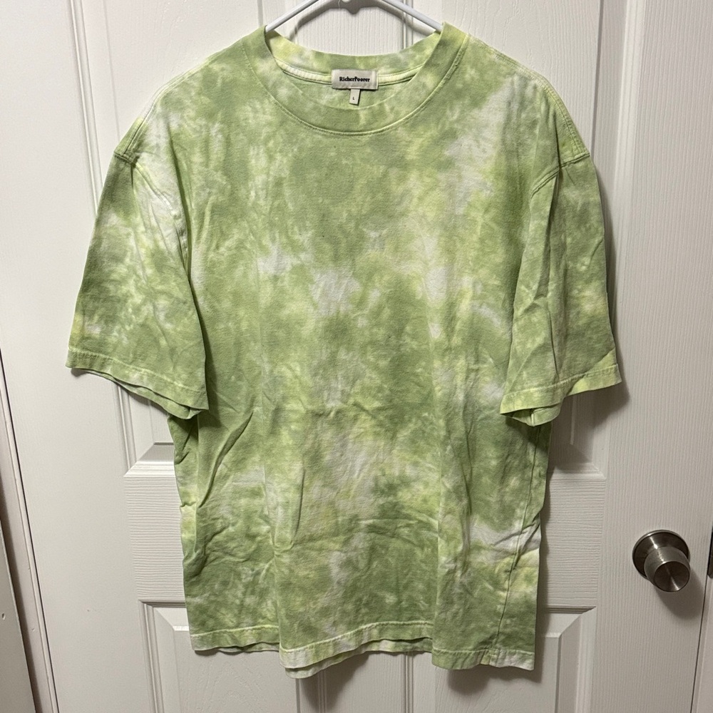 Richer Poorer Green Tie-Dye Short Sleeve Tee